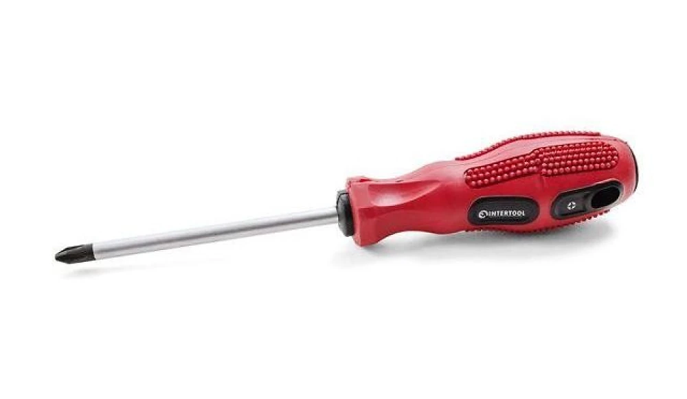 Отвертка крестовая PH1*300мм Cr-V Intertool VT-3142