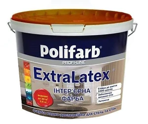 Краска латексная  Экстра Polifarb 7 кг