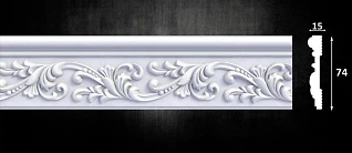 Плинтус пристенный Optima Decor/60 W75