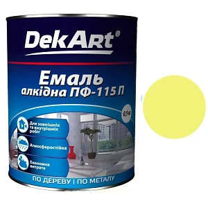 Эмаль ПФ-115 DekArt Бежевая  0,9 кг