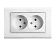 Viko Linnera белый Розетка 2-я