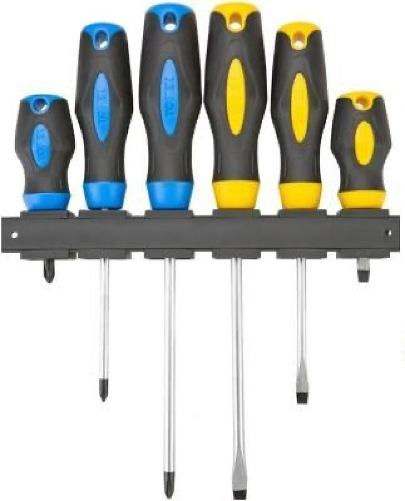 Набор отверток SL5x38, SL5x100, SL6,5x150, PH1x100, PH2x38 PH2x150 Topex 39D886