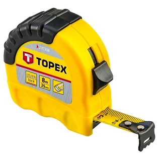 Рулетка  8м 25мм Shiftlock  Topex 27C308