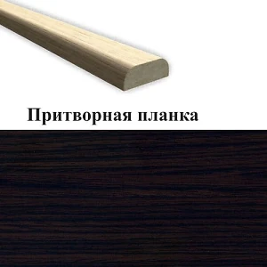 Притворная планка ПВХ DeLuxe МДФ венге new  35х8х2070 (стоевая) Новый стиль