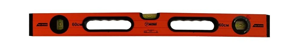Уровень   60см алюминий 3 глазка Polax 38-002