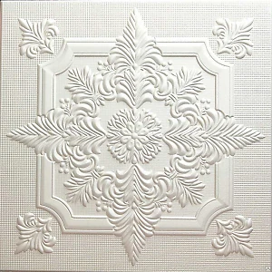 Плитка потолочная пенополистирольная C2056 Белый Агат Solid 1м2