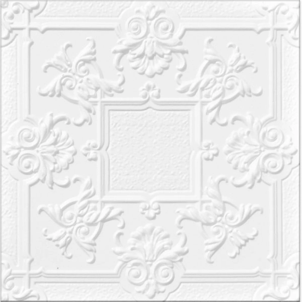 Плитка потолочная бесшовная SOREX БЕЛАЯ 5007