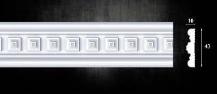 Плинтус пристенный Optima Decor/130 W41