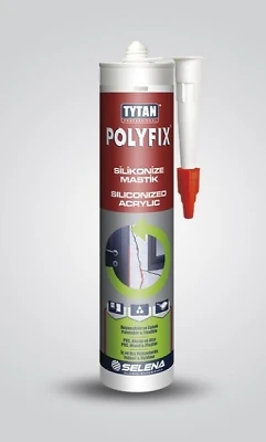Герметик Polyfix Акрил силиконизированный Tytan 500гр