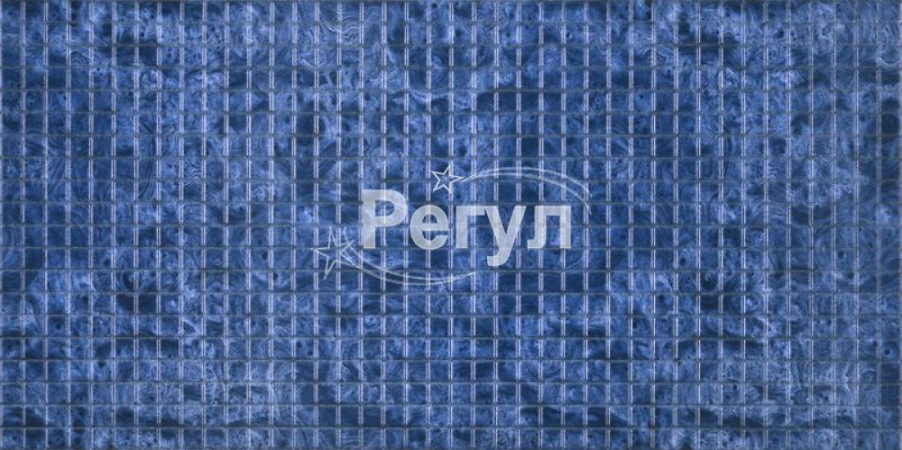 Пластиковая Панель Регул Малахит Серебро 959*481мм