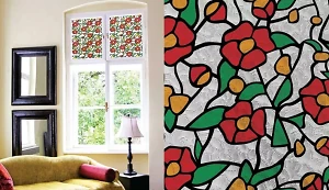 Самоклеющаяся пленка Patifix 67.5см х 1м 61-2200 (Красные цветы)