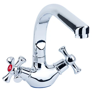 Смеситель PL 1/2 для кухни Г-гусак на гайке Aquatica PL-4В255C(9777120)