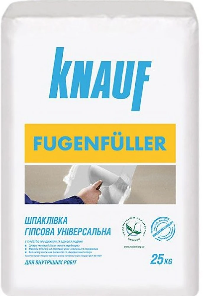 Шпатлевка гипсовая Knauf Fugenfuller 25 кг