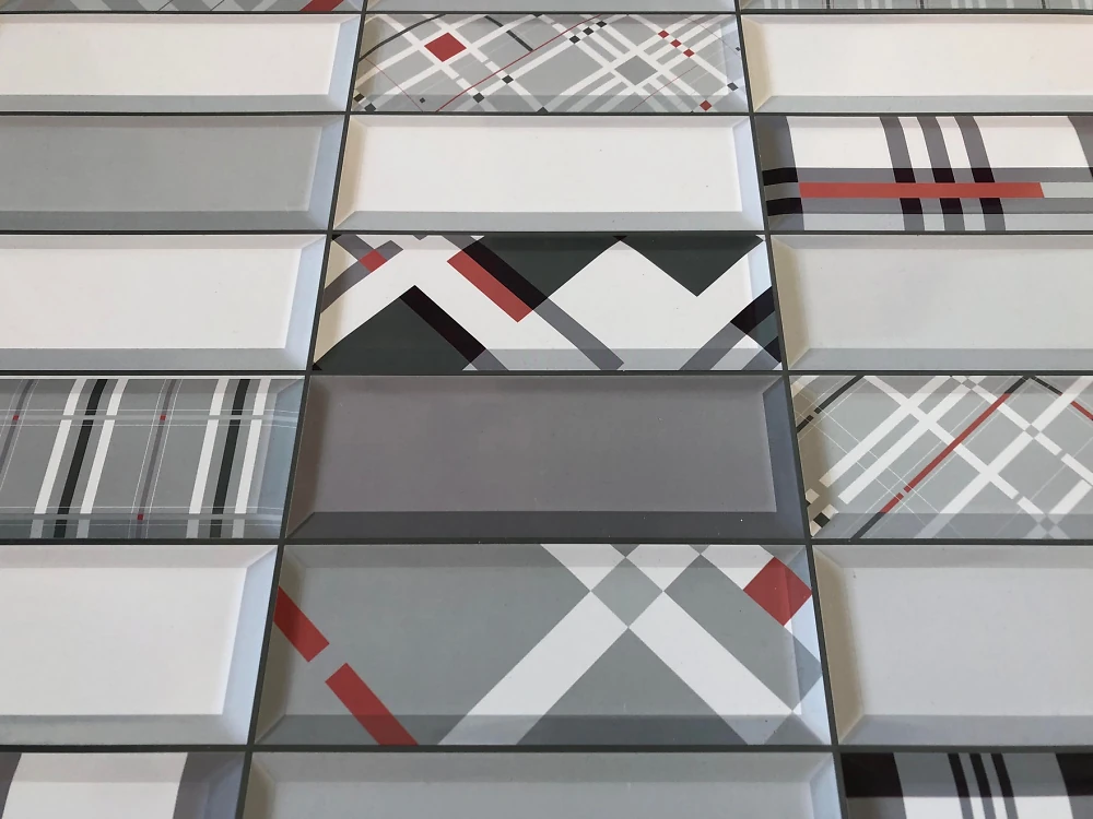3Д Панель Регул Импровизация красная 957 * 477мм