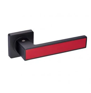 Ручка на розетке Gavroche MAGNIUM Mg  А1 цвет black/red ( чорний/красный)