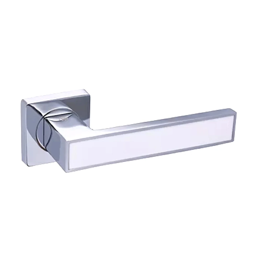 Ручка на розетке Gavroche MAGNIUM Mg  А1 цвет CP/white ( хром/белый)