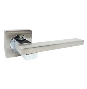 Ручка на розетке KEDR R08.150 -  цвет SN/CP ( никель/хром)