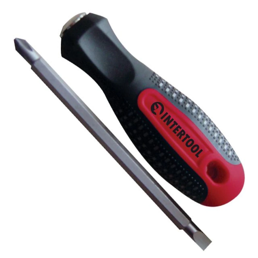 Отвертка универсальная PH2*SL 6  Intertool VT-3100
