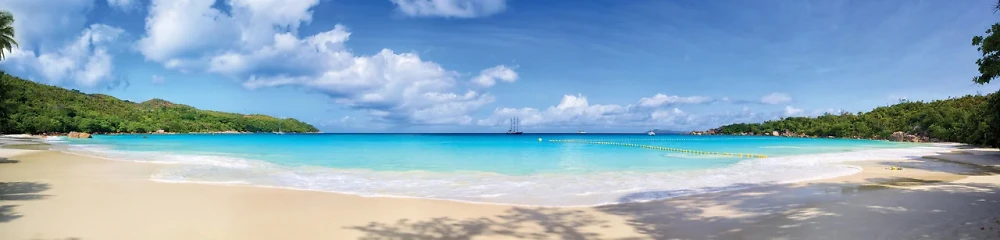Скинали на кухню Zatarga Тропический пляж 650х2500 мм