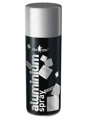 Эмаль спец.призн. Алюминиевый  ALUMINIUM 400 мл NewTon (аэрозоль)