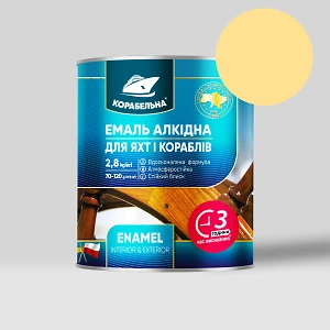 Краска КОРАБЕЛЬНАЯ 0.9кг Слоновая кость (эмаль алкидная ПФ-115 по металлу и дереву)