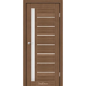 Двери межкомнатные Stil Doors LONDON Итальянский орех  Сатин белий