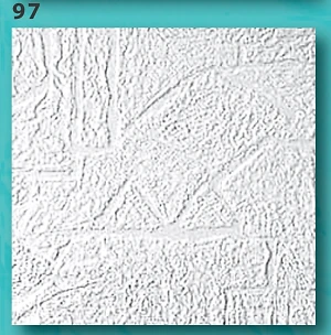 Плитка для потолка пенополистирольная 97 Romstar 1м2