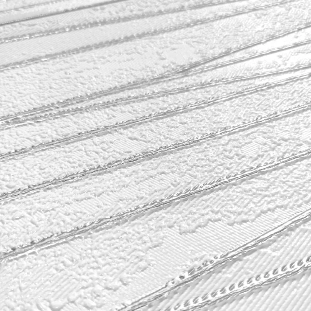 Самоклеющаяся 3D панель 700 * 700мм * 5мм Серебристые полосы 441