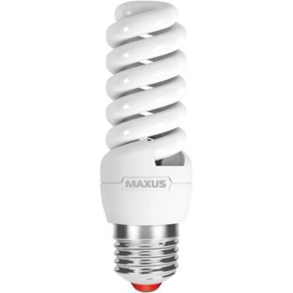 Лампа энергосберегающая  13Вт  220В Е27 4100K 'Maxus' Slim full spiral 1-ESL-224-1 (гарантия три год