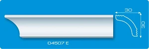 Плинтус потолочный 04507 Е Формат 1м