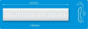 Плинтус пристенный (молдинг) 18004 Формат 1м