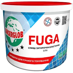 Затирка для плитки Anserglob Fuga белый, 1кг