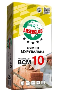 Смесь цементно-песчаная Анцерглоб BCM-10 строитель 25 кг
