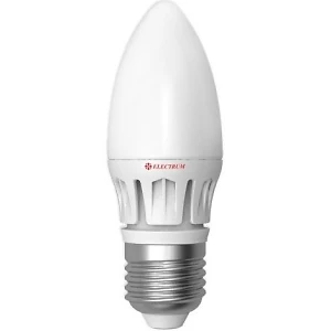 Лампа светодиодная свеча 6Вт  220В Е27 4000K Electrum A-LC-0397