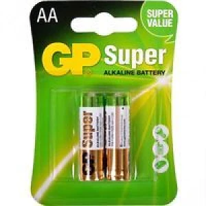 Батарейка пальчикова GP Super Alkaline лужна LR06 AA