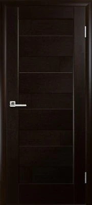 Дверь Ностра Пиана венге New (глухая) ПВХ DeLuxe Новый стиль