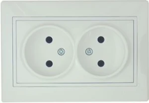 Lezard Mira Белый Розетка 2-я
