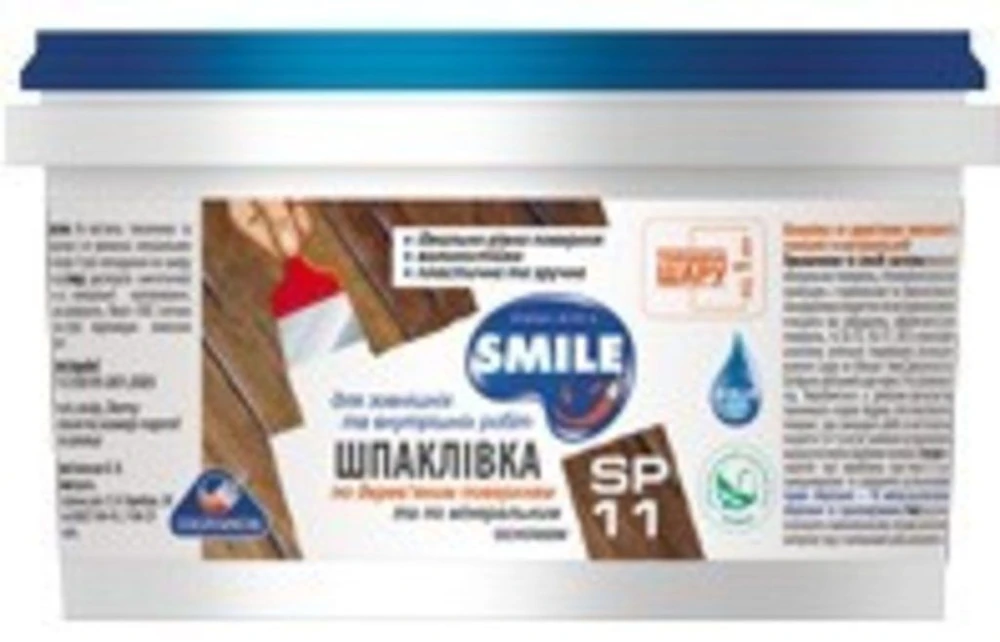 Шпатлевка готовая для дерева Smile SP-11  0,35 кг Орех