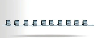 Планка крепления головок 1/2 на 10 шт., 260мм Intertool ET-6007 NONAME
