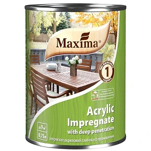 Импрегнат акриловый Коричневый Maxima 0,75л