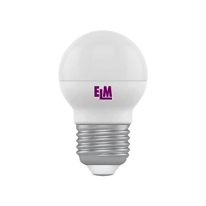 Лампа светодиодная шар 4Вт  220В Е27 4000К ELM 18-0015