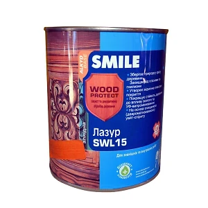 Лазурь алкидная Smile SWL15 глянц дуб 0.7кг