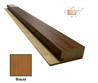 Стартовая планка МДФ 1234 Ольха 33,2*11,6*2800 (1 шт.)