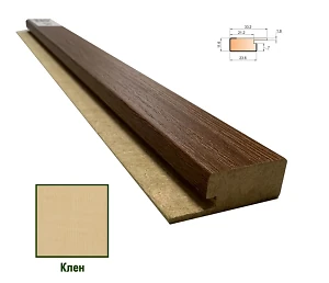 Планка стартовая МДФ 1234 Клен 33,2*11,6*2800 (1 шт.)