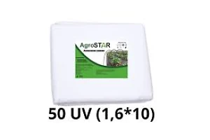 Агроволокно AgroStar 50 (1,6*10м) белое