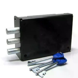 Замок накладной GrandLock Kramator-1 L (три круглих ригеля)