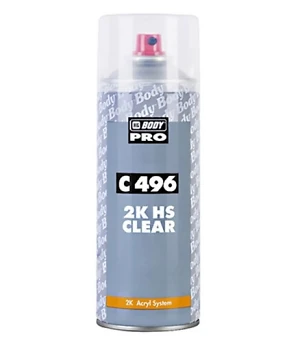 Лак двокомпонентний Boby Spray C496 2K HS Clear 400 мл
