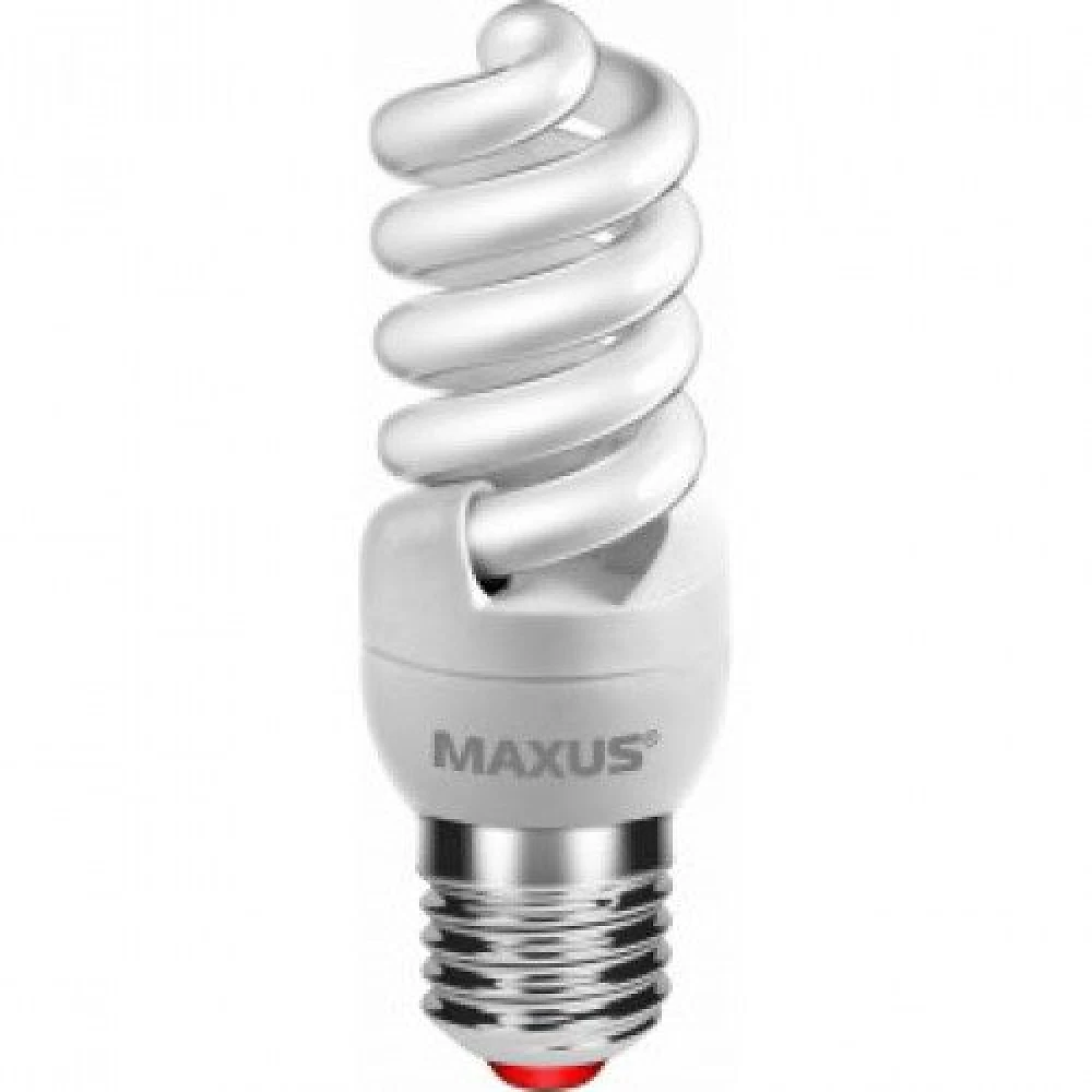 Лампа энергосберегающая  11Вт  220В Е27 2700K 'Maxus' T2 Slim full spiral 1-ESL-219-1 (гарантия два