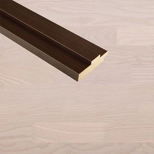 Коробка ясень new ПВХ DeLuxe деревянная  80*32 (к-т) с уплот.Новый стиль
