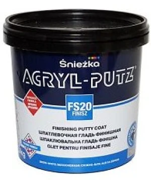 Шпатлевка готовая акриловая финишная Sniezka Akryl-Putz Finish  0,5 кг